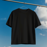 BLACK Oversized 220 GSM 100% Cotton T-Shirt