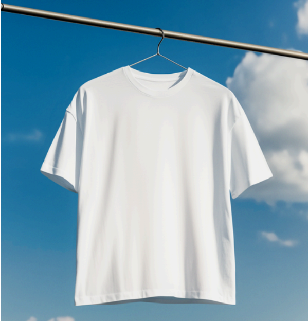 Screenshot 2026-06-13 205751 White Oversized 220 GSM 100% Cotton T-Shirt - Image 1