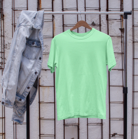 Screenshot 2026-06-13 210826 Sea Green Regular Fit 180 GSM 100% Cotton T-Shirt - Image 1