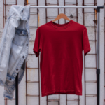 Maroon Regular Fit 180 GSM 100% Cotton T-Shirt