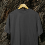 Smokey Grey Oversized 240 GSM French Terry 100% Cotton  T-Shirt