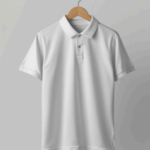 White Polo 220 GSM Matty 100% Cotton T-Shirt