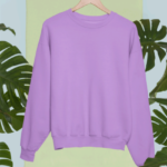 Lavender 350 GSM 100% Cotton Fleece Sweatshirt