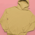 Beige 350 GSM 100% Cotton Fleece Hoodie